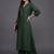 structured women embroidered kurta with palazzos