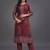 formal women printed kurta with trousers with dupatta
