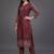 formal women printed kurta with trousers with dupatta