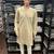 Navy blue star silk embroidery sequence work premium designer only kurta