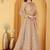 Beige Double Net Hand Embroidered Lehenga Set
