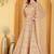 Gold Double Net Hand Embroidered Lehenga Set