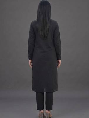 formal women embroidered kurta with trousers 2