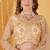 Gold Double Net Hand Embroidered Lehenga Set