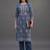 everyday workwear women printed kurta with trousers with dupatta