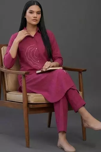 formal women kurta with trousers