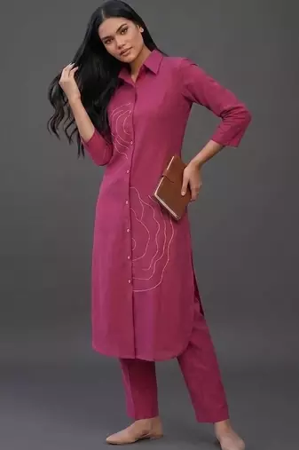 formal women kurta with trousers
