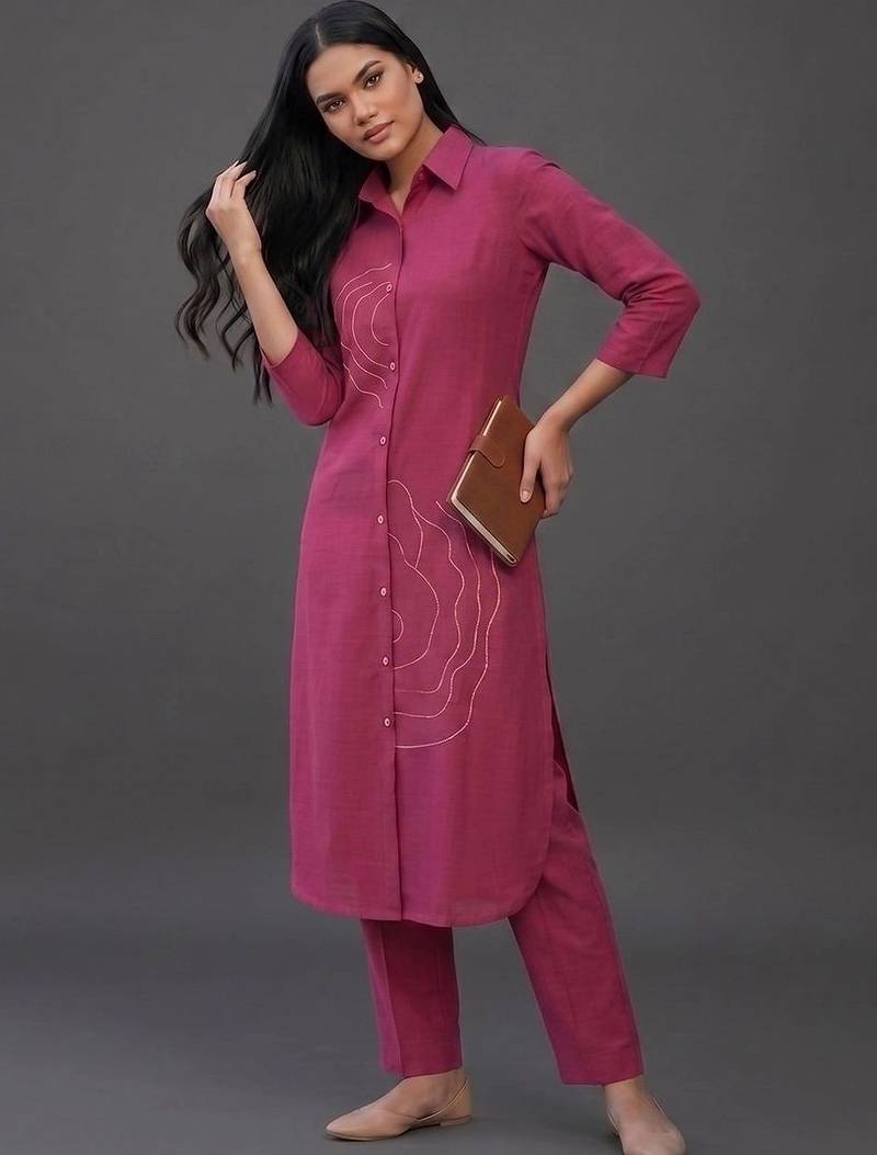 formal women kurta with trousers