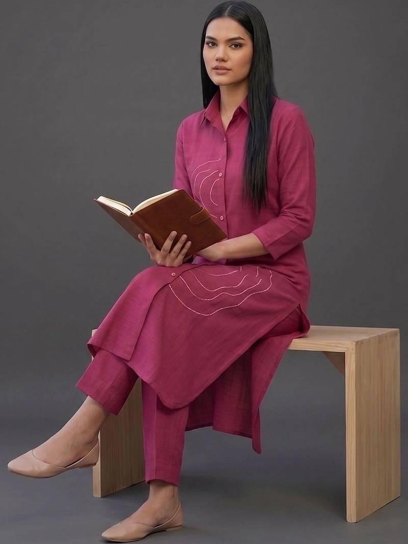 formal women kurta with trousers