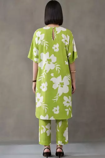 workwear printed a-line kurta sets