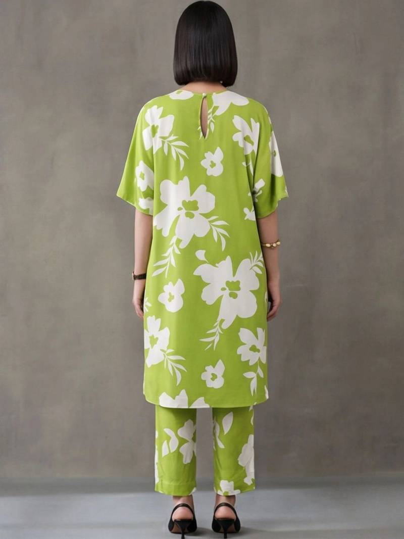 workwear printed a-line kurta sets