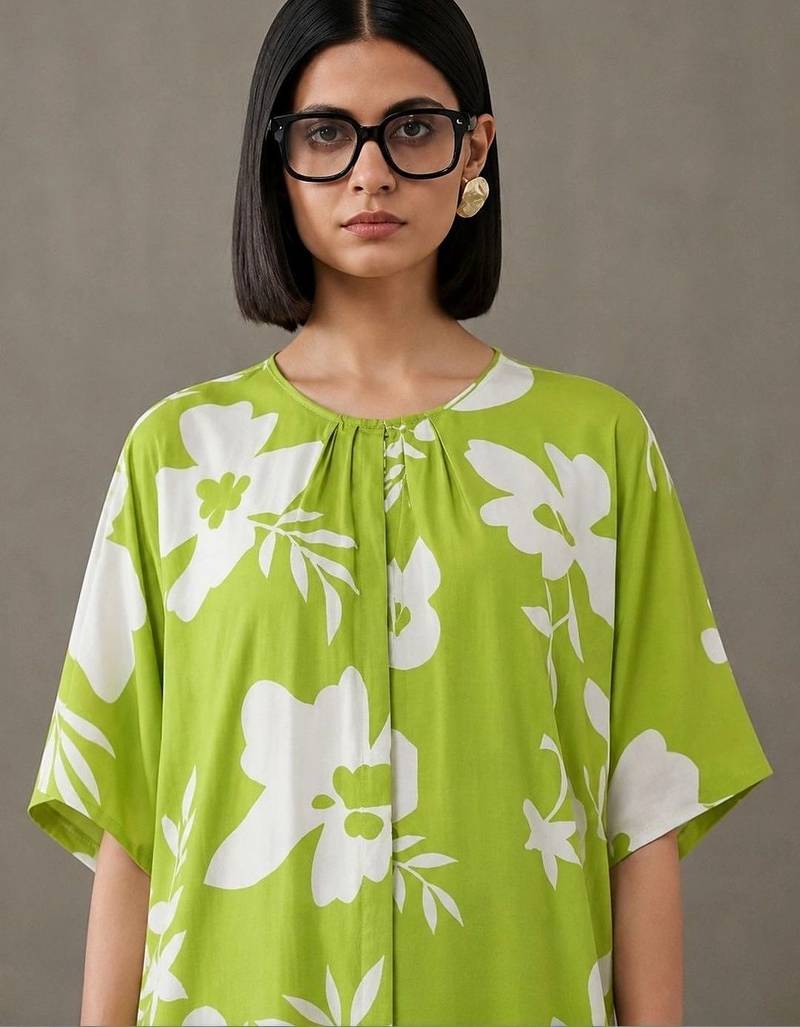 workwear printed a-line kurta sets