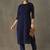 tailored women embroidered kurta with trousers