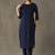 tailored women embroidered kurta with trousers