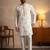 Multi star silk embroidery sequence & printed work premium designer kurta pajama