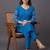 tailored women kurta with trousers with dupatta