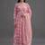 formal women printed kurta with trousers with dupatta