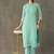 smart women embroidered kurta with trousers