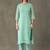 smart women embroidered kurta with trousers
