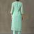 smart women embroidered kurta with trousers