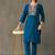 everyday workwear women embroidered kurta with trousers