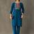 everyday workwear women embroidered kurta with trousers