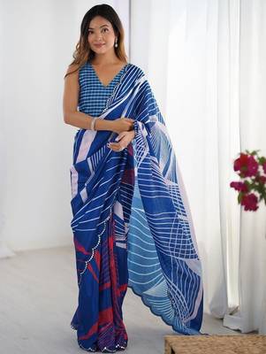 navy_blue embroidered silk blend saree 1