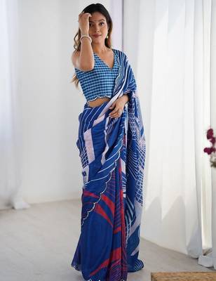 navy_blue embroidered silk blend saree 5