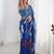 navy_blue embroidered silk blend saree