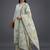 smart women printed kurta with trousers with dupatta