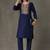 tailored women embroidered kurta with trousers