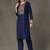 tailored women embroidered kurta with trousers