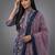 tailored women printed kurta with trousers with dupatta