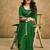 Green leheriya sequinned pure georgette leheriya saree