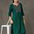 structured women embroidered kurta with trousers