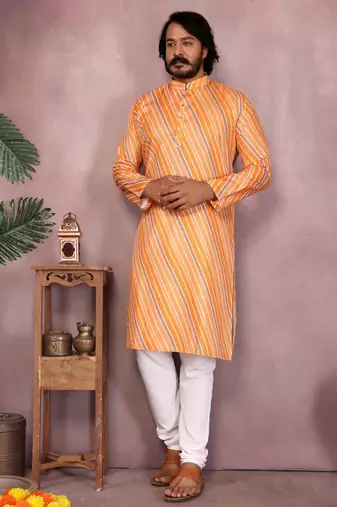 Multi heavy cotton sequence work & printed work premium designer kurta pajama