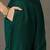 structured women embroidered kurta with trousers