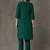 structured women embroidered kurta with trousers