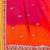 pink bandhani printed & embroidered poly georgette saree