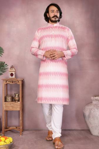 Red heavy cotton sequence work & printed work premium designer only kurta