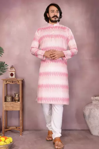Red heavy cotton sequence work & printed work premium designer only kurta