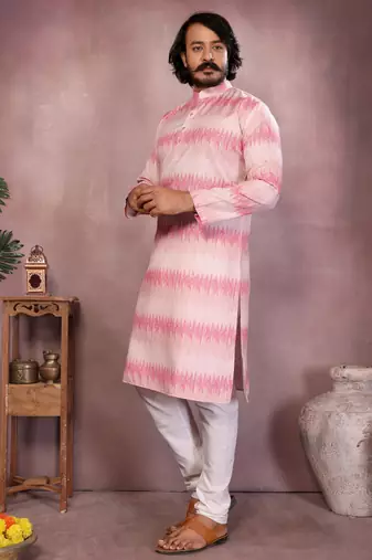 Red heavy cotton sequence work & printed work premium designer only kurta