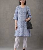 tailored printed cotton kurta sets