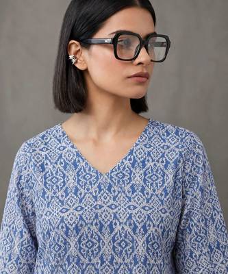 tailored printed cotton kurta sets 4