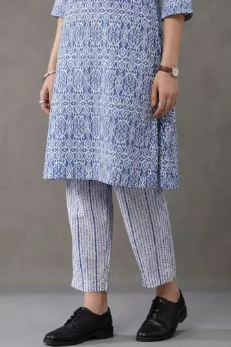 tailored printed cotton kurta sets