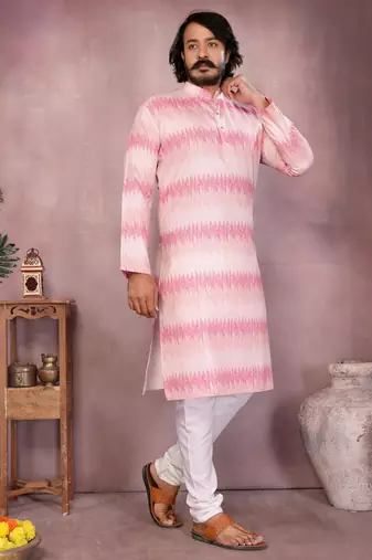 Red heavy cotton sequence work & printed work premium designer only kurta