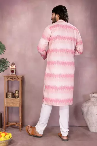 Red heavy cotton sequence work & printed work premium designer only kurta