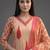 tailored women printed kurta with trousers with dupatta
