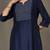 structured women embroidered kurta with trousers
