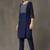 structured women embroidered kurta with trousers